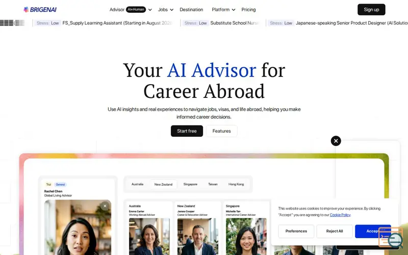 Screenshot of Moving Abroad Smarter, a launch using Memberstack