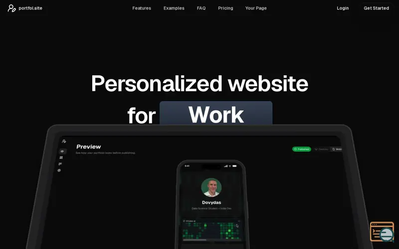 Screenshot of portfol.site