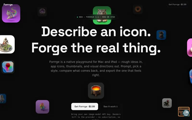 Screenshot of Forrrge