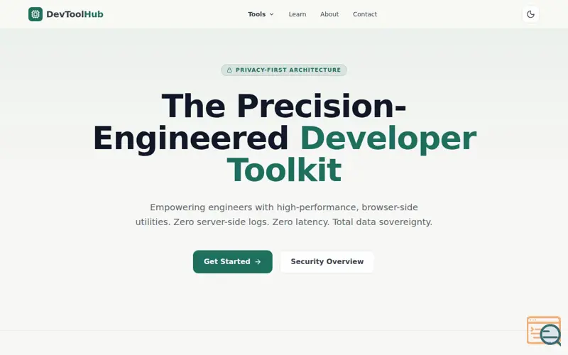 Screenshot of DevToolHub