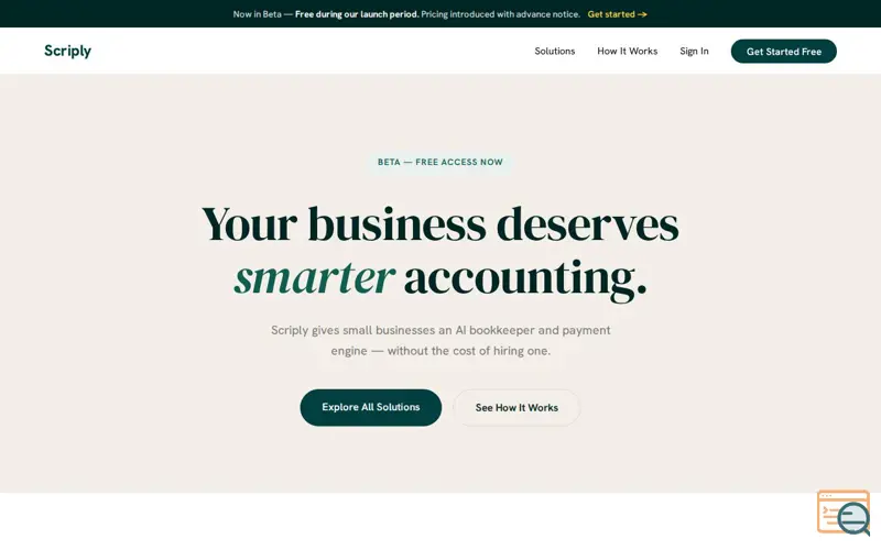 Screenshot of Scriply