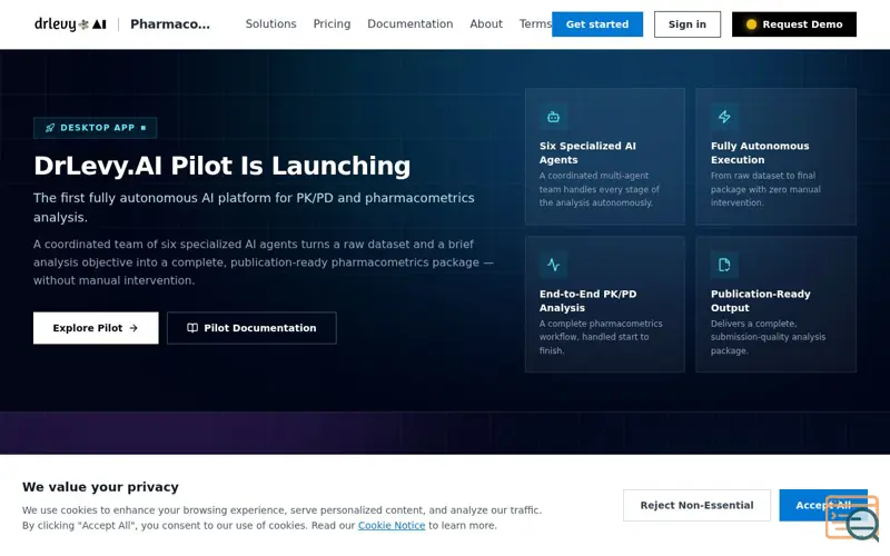 Screenshot of DrLevy AI Pilot