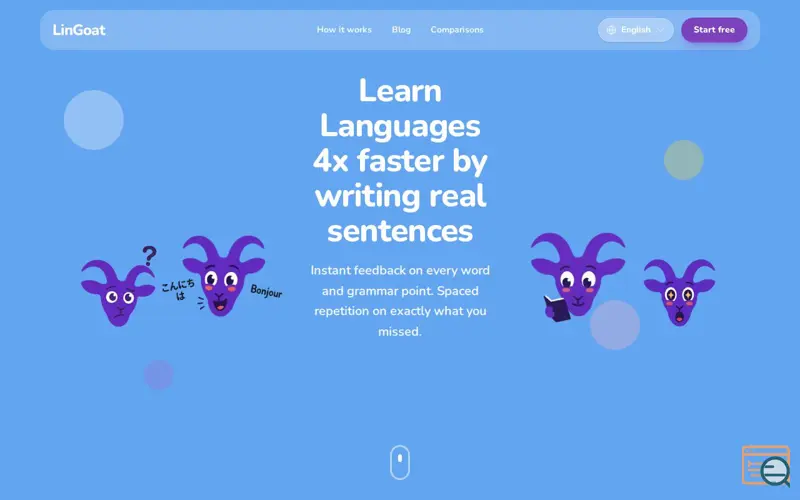 Screenshot of LinGoat