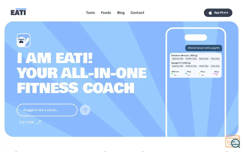 Screenshot of Eati