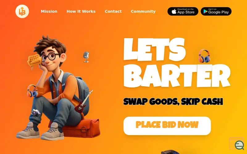 Screenshot of Let's Barter