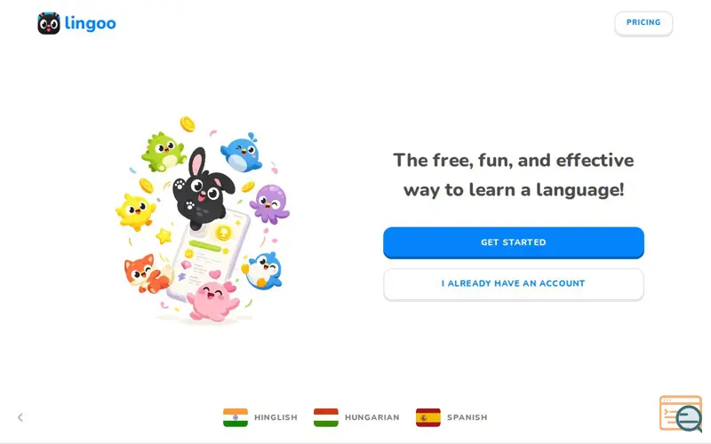 Screenshot of Lingoo