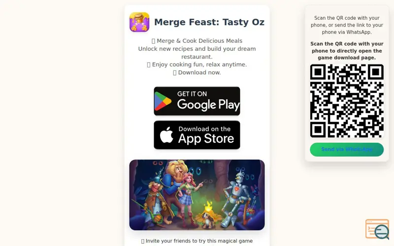 Screenshot of Merge Feast : Tasty Oz