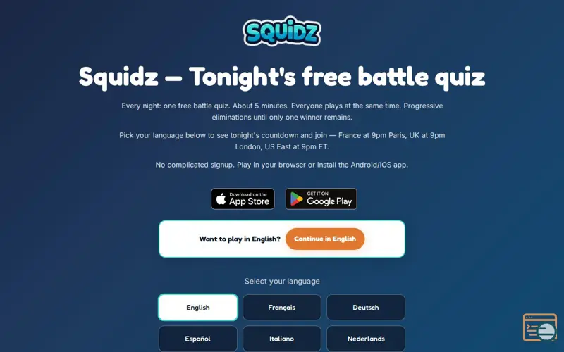 Screenshot of Squidz