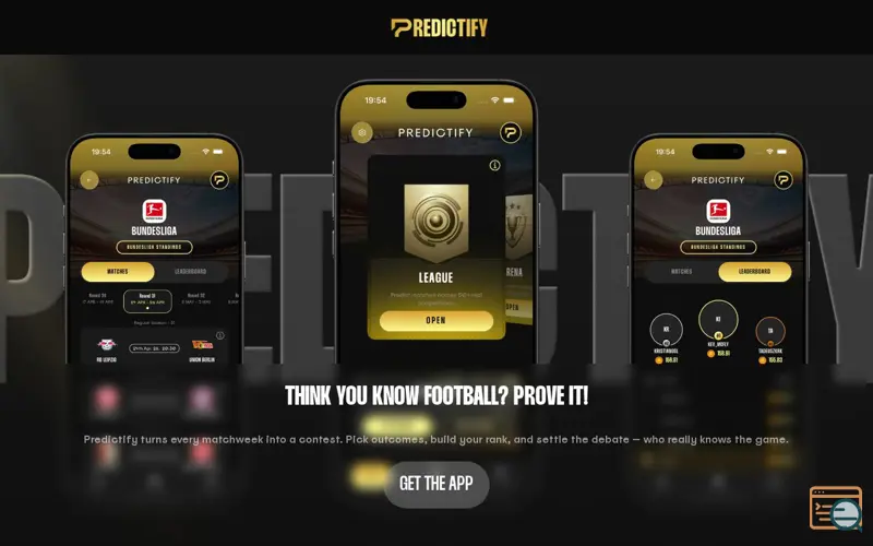 Screenshot of Predictify