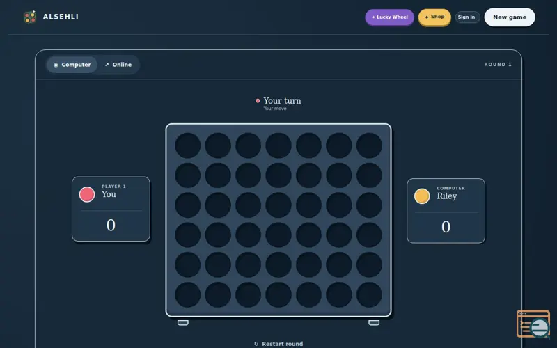 Screenshot of PlayConnect Live