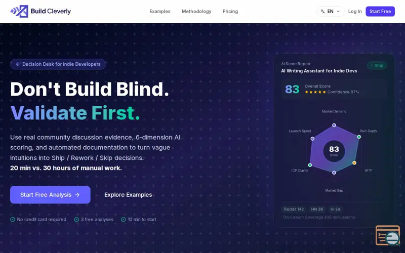 Screenshot of Build Cleverly