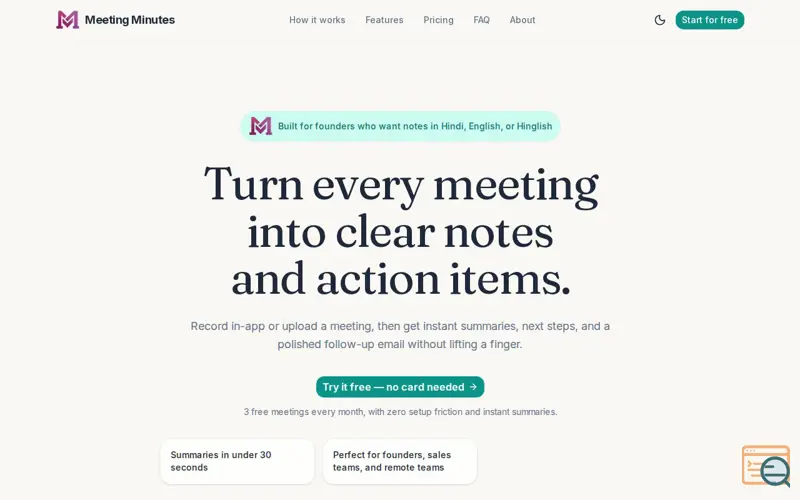 Screenshot of Notefast 
