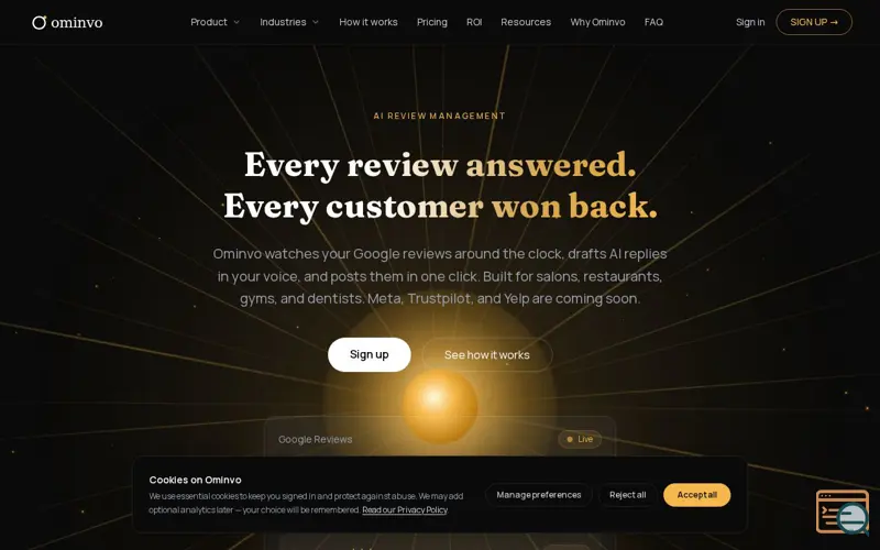 Screenshot of Ominvo