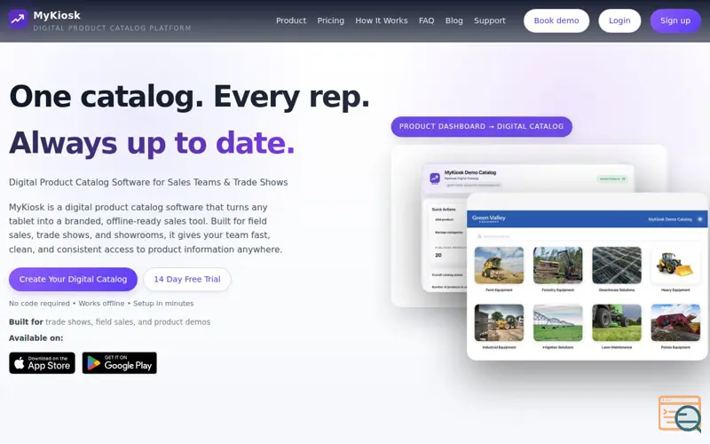 Screenshot of MyKiosk