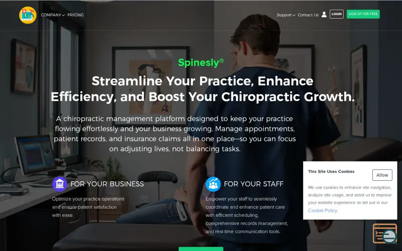 Screenshot of Spinesly