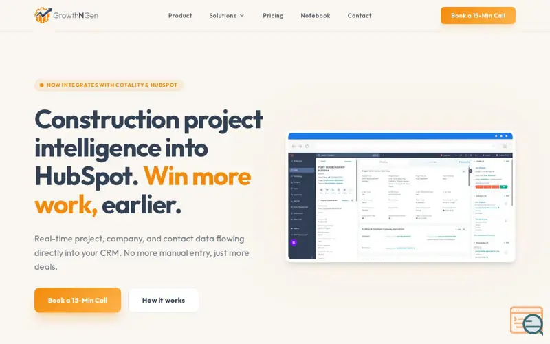 Screenshot of GrowthNGen