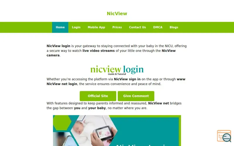 Screenshot of NicView