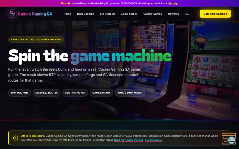 Screenshot of Random Game Slot