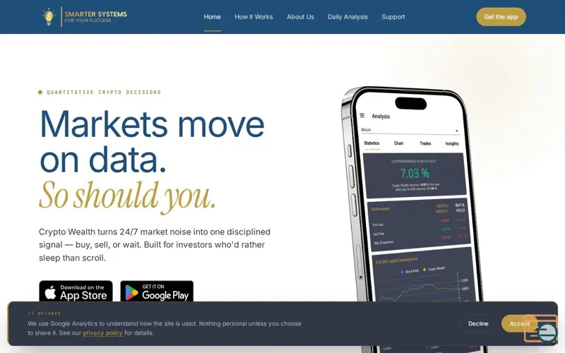 Screenshot of Crypto Wealth