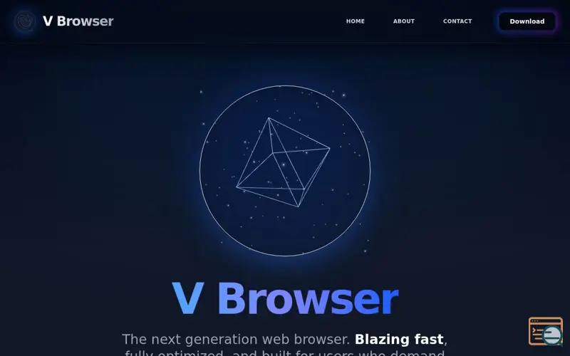 Screenshot of V Browser