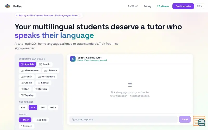 Screenshot of Kuliso