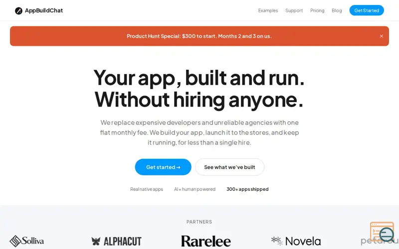 Screenshot of AppBuildChat