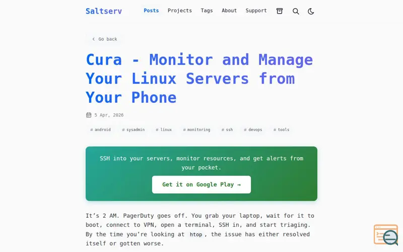 Screenshot of Cura