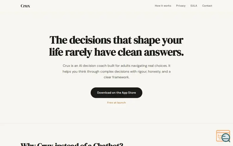 Screenshot of Crux