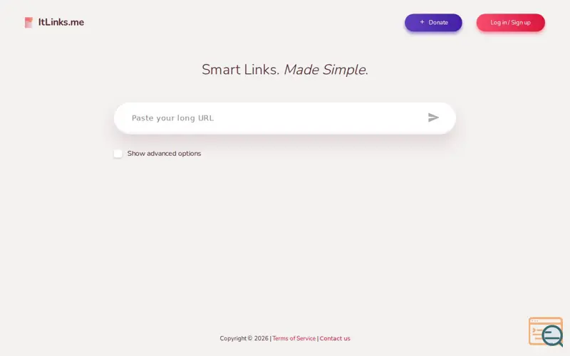 Screenshot of Link Shortener