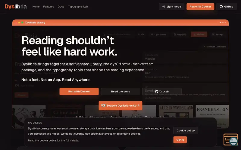 Screenshot of Dyslibria