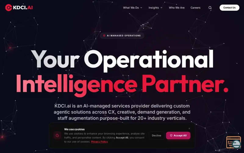 Screenshot of KDCI.ai