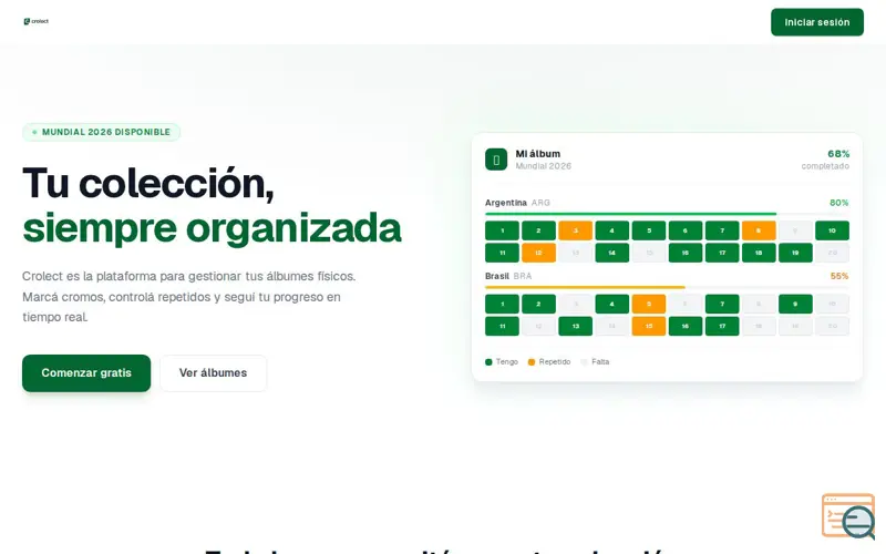 Screenshot of CROLECT