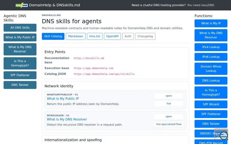 Screenshot of DNSskills.md