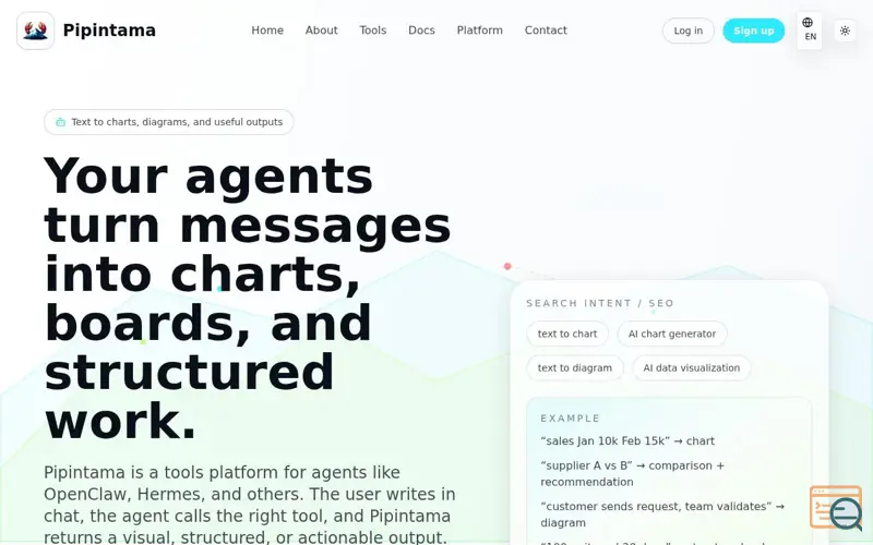 Screenshot of Pipintama