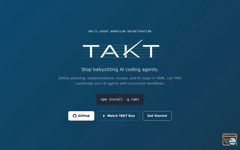 Screenshot of TAKT