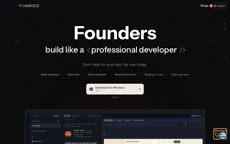 Screenshot of YoAmigo Studio