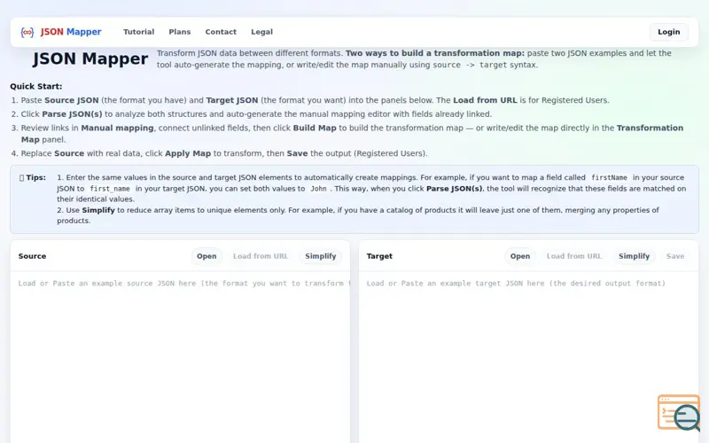 Screenshot of A7Soft JsonMapper