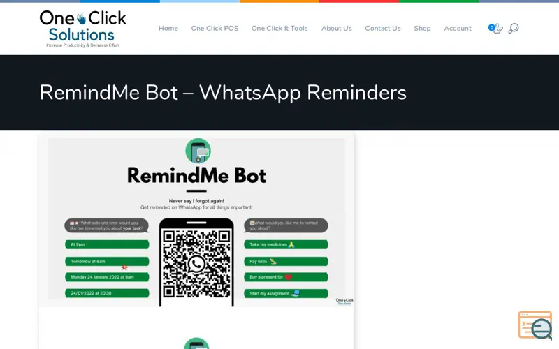 Screenshot of RemindMe Bot