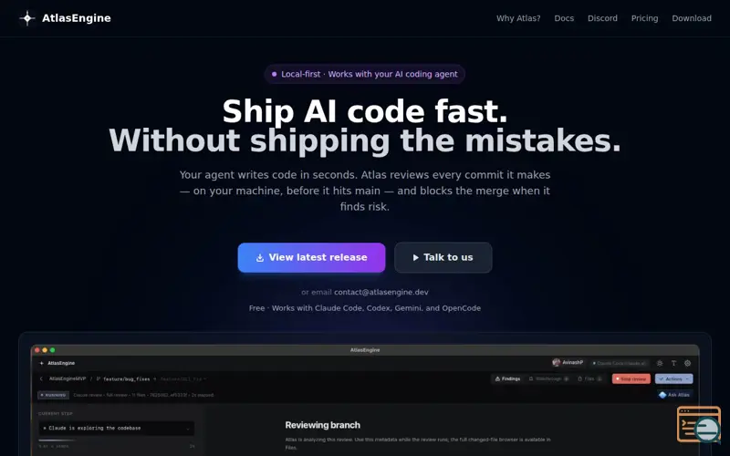 Screenshot of Atlas