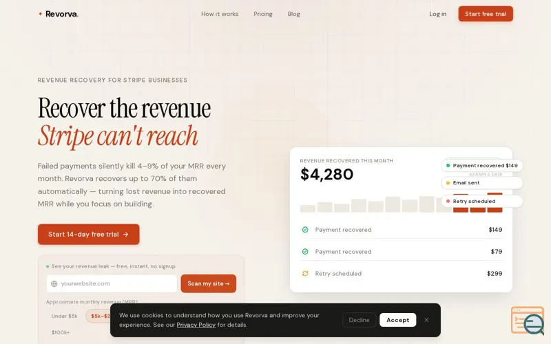 Screenshot of Revorva