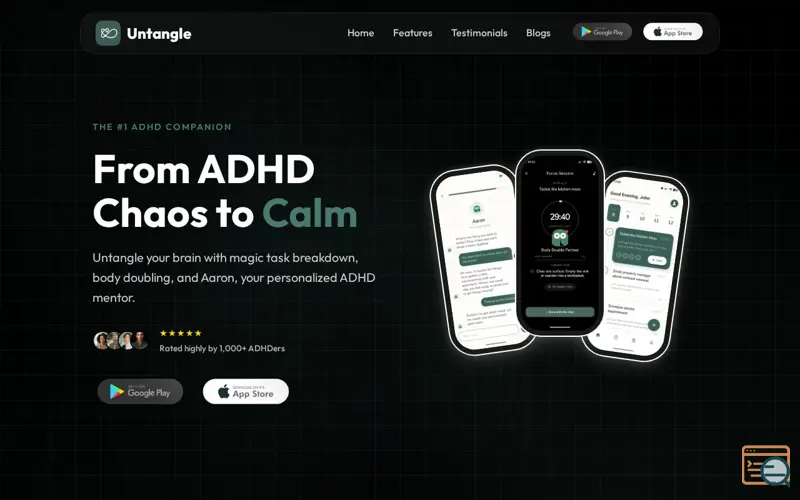 Screenshot of Untangle