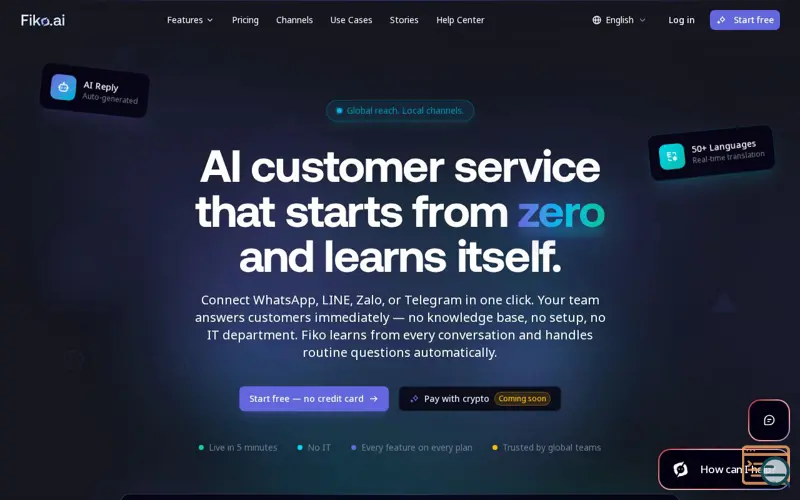 Screenshot of Fiko.ai