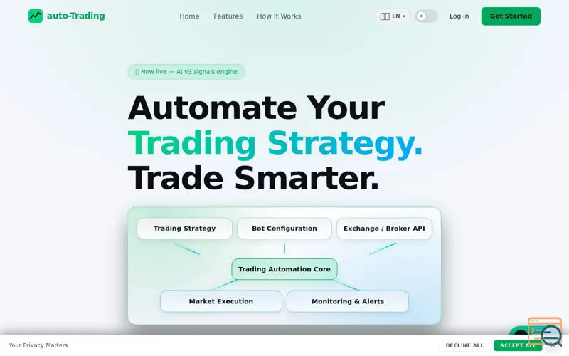 Screenshot of Auto Trader X