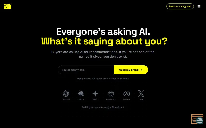 Screenshot of Ask The AI