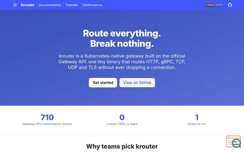 Screenshot of Krouter