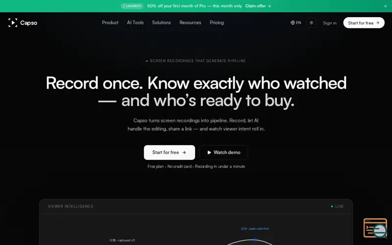 Screenshot of Get Capso