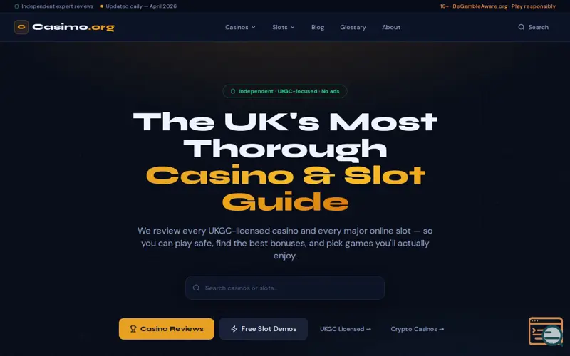 Screenshot of Casimo.org