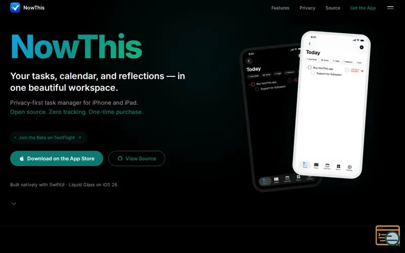 Screenshot of NowThis
