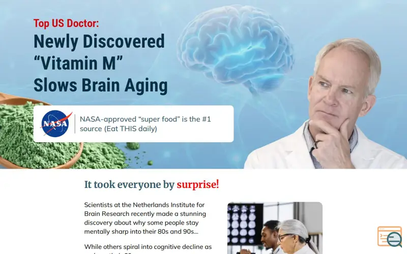 Screenshot of The Pineal Guardian, a launch using Digistore24