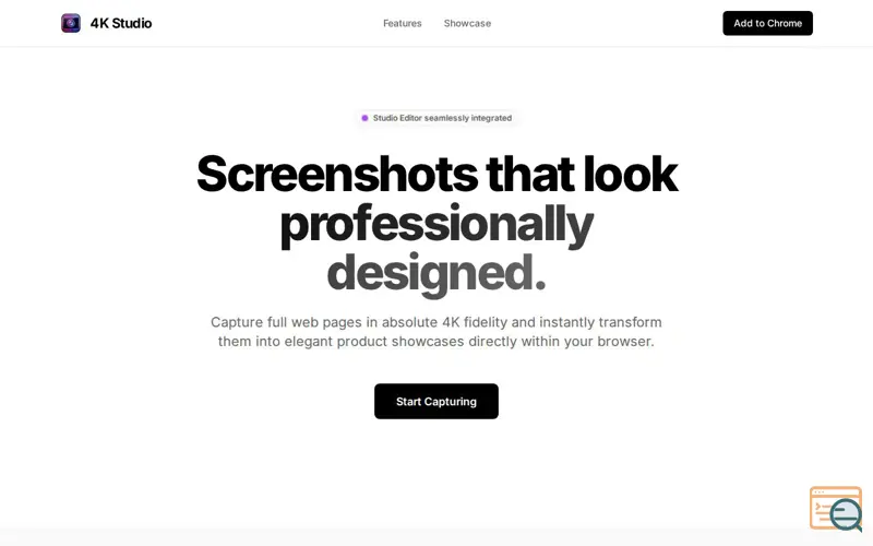 Screenshot of 4K Screenshot Studio - Web Capturing